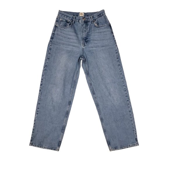 BDG High-Rise Baggy Jeans Loose Straight Leg High-Waist Medium Wash 90's Y2K - Picture 3 of 13